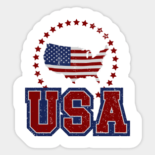 USA pride Sticker